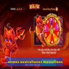 nomes australianos masculinos